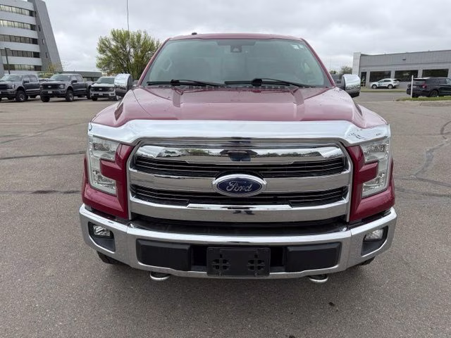 2015 Ruby Red Metallic Tinted Clearcoat Ford F-150 Lariat 4X4 Truck