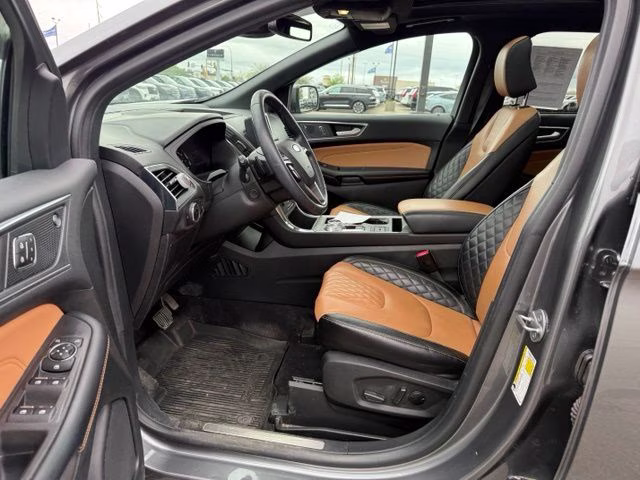 2024 Carbonized Gray Metallic Ford Edge Titanium AWD SUV