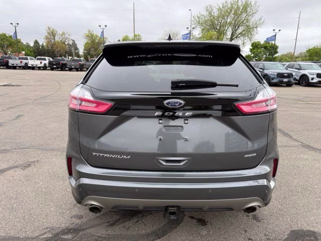 2024 Carbonized Gray Metallic Ford Edge Titanium AWD SUV