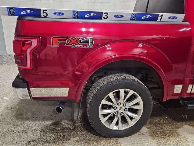2015 Ruby Red Metallic Tinted Clearcoat Ford F-150 Lariat 4X4 Truck