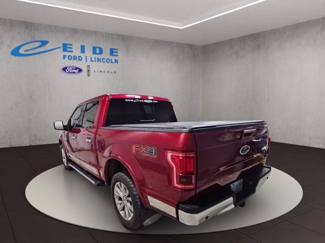 2015 Ruby Red Metallic Tinted Clearcoat Ford F-150 Lariat 4X4 Truck