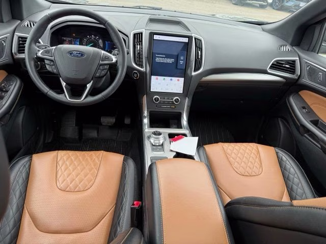 2024 Carbonized Gray Metallic Ford Edge Titanium AWD SUV