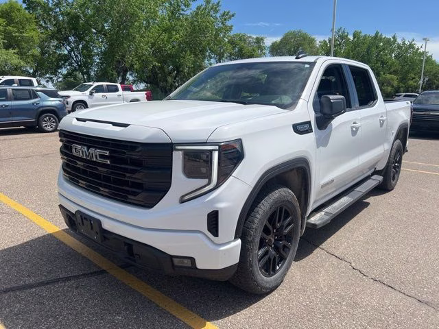 2023 Summit White GMC Sierra 1500 Elevation 4X4 Truck