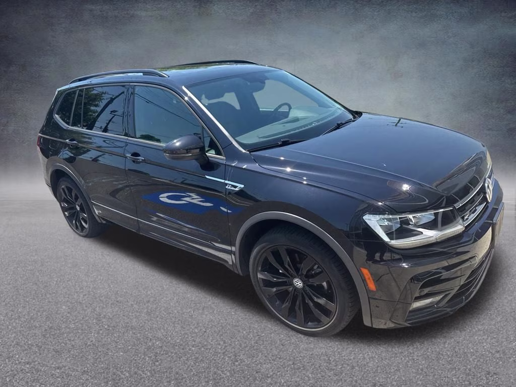 2021 Deep Black Volkswagen Tiguan 2.0T SE R-Line Black FWD SUV