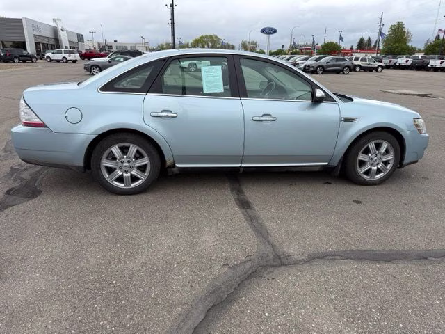 2008 Light Ice Blue Clearcoat Metallic Ford Taurus Limited FWD Sedan