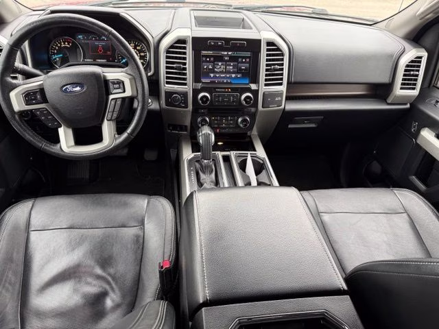 2015 Ruby Red Metallic Tinted Clearcoat Ford F-150 Lariat 4X4 Truck