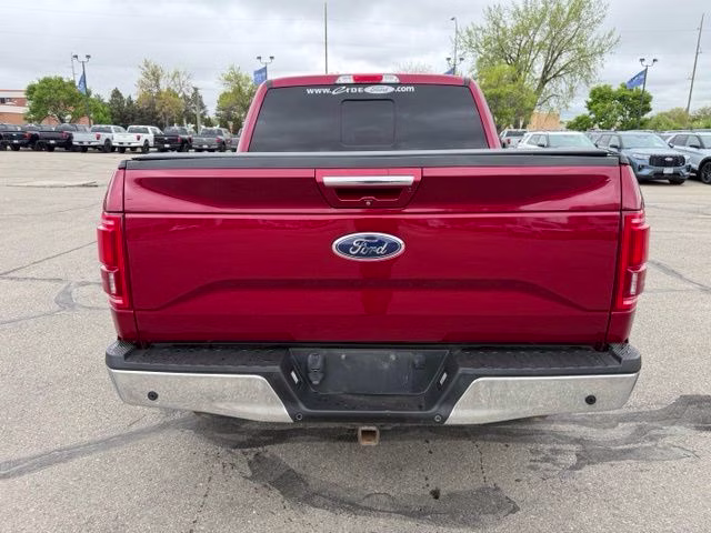 2015 Ruby Red Metallic Tinted Clearcoat Ford F-150 Lariat 4X4 Truck