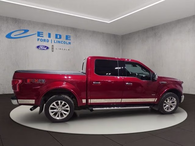 2015 Ruby Red Metallic Tinted Clearcoat Ford F-150 Lariat 4X4 Truck