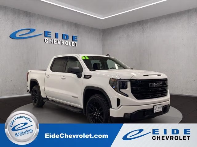 2023 Summit White GMC Sierra 1500 Elevation 4X4 Truck