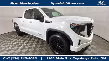 2025 Summit White GMC Sierra 1500 Elevation 4X4 Truck