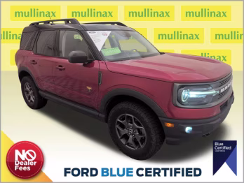 2021 Rapid Red Metallic Tinted Clearcoat Ford Bronco Sport Badlands 4X4 SUV