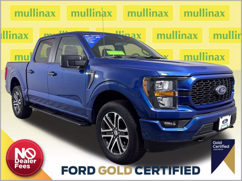 2023 Atlas Blue Metallic Ford F-150 XL 4X4 Truck