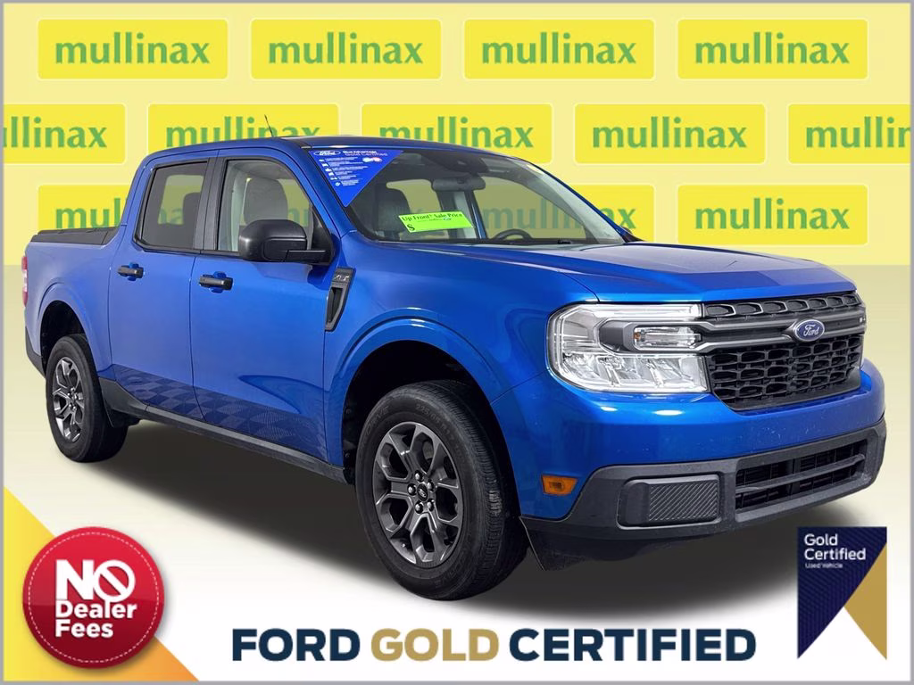 2022 Velocity Blue Metallic Ford Maverick XLT FWD Truck