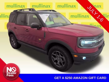 2021 Rapid Red Metallic Tinted Clearcoat Ford Bronco Sport Badlands 4X4 SUV