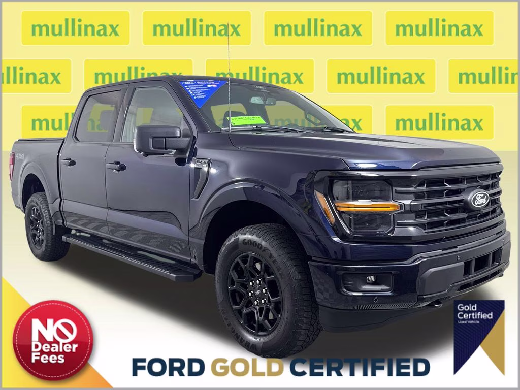 2025 Antimatter Blue Metallic Ford F-150 XLT 4X4 Truck