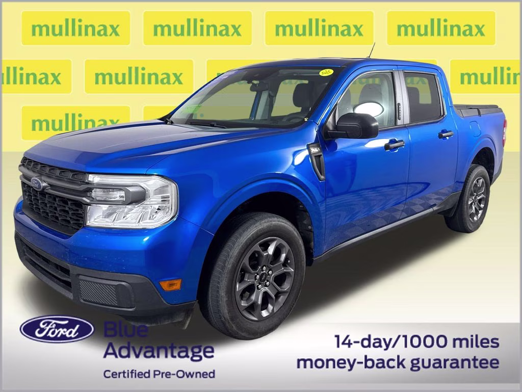 2022 Velocity Blue Metallic Ford Maverick XLT FWD Truck