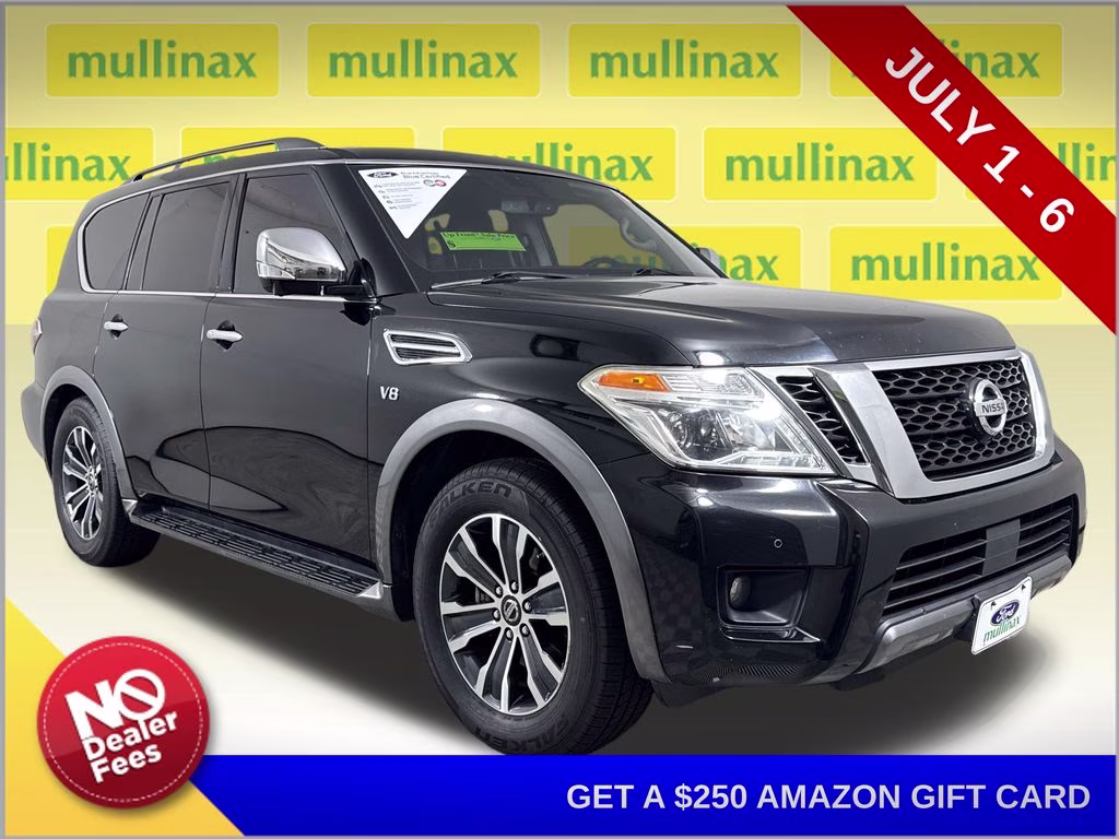 2020 Super Black Nissan Armada SL 4X4 SUV