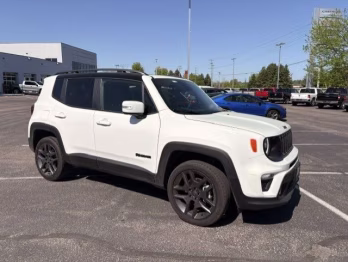 2020 Alpine White Clearcoat Jeep Renegade Altitude 4X4 SUV