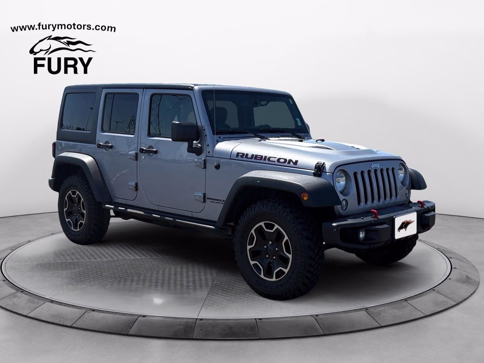 2016 Billet Silver Metallic Clearcoat Jeep Wrangler Unlimited Rubicon 4X4 SUV