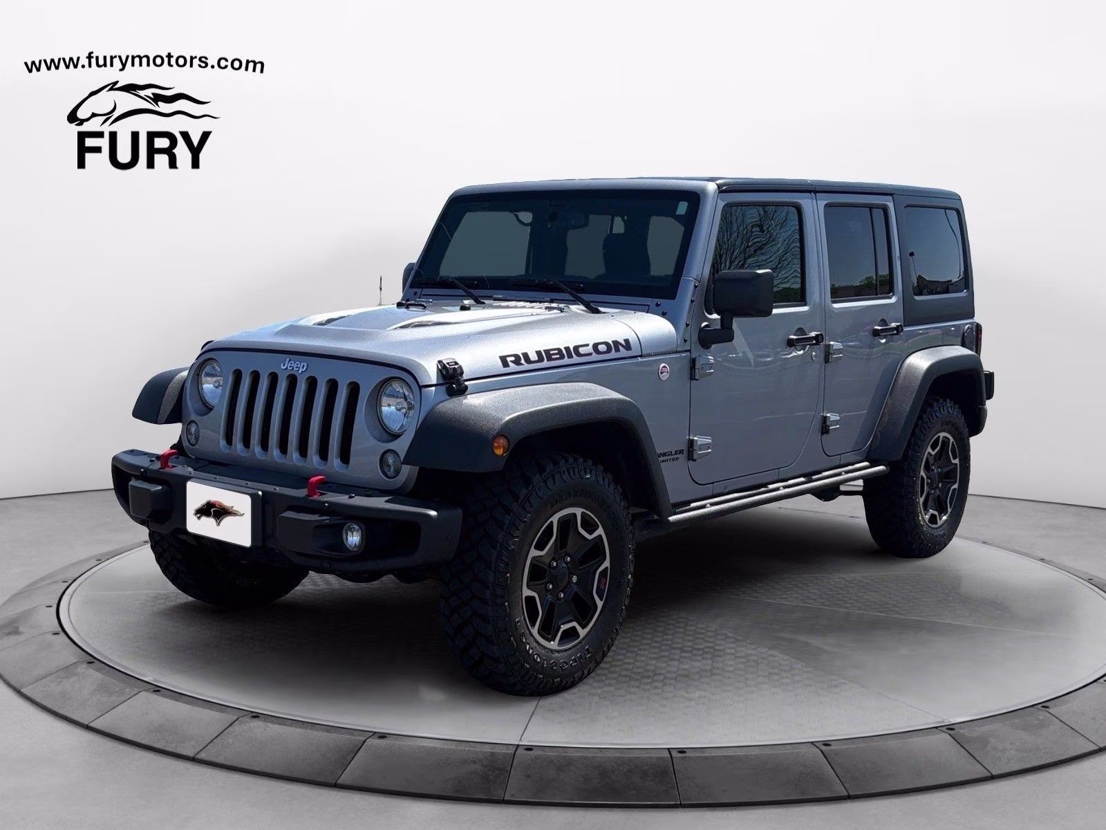 2016 Billet Silver Metallic Clearcoat Jeep Wrangler Unlimited Rubicon 4X4 SUV