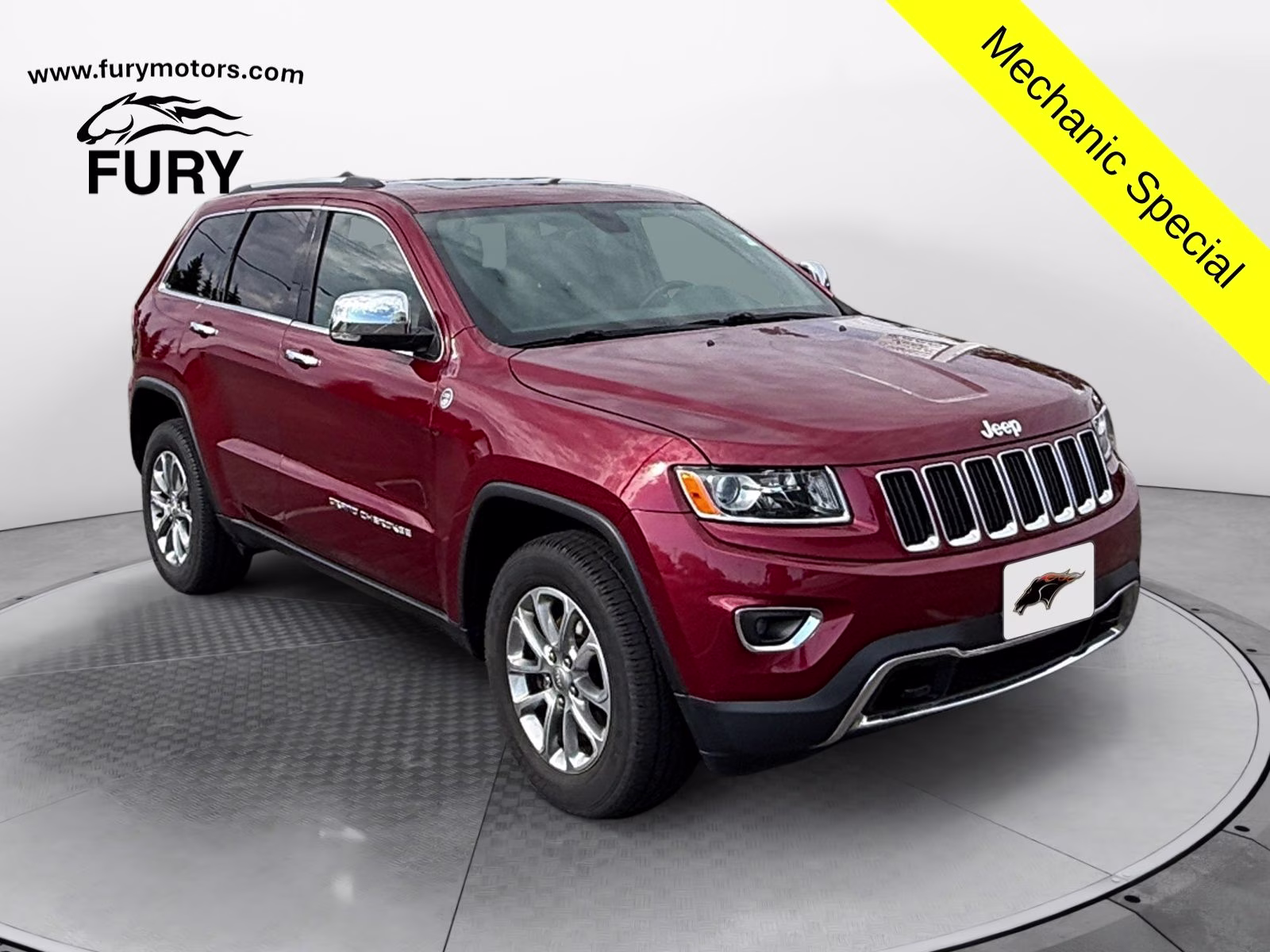 2015 Deep Cherry Red Crystal Pearlcoat Jeep Grand Cherokee Limited 4X4 SUV