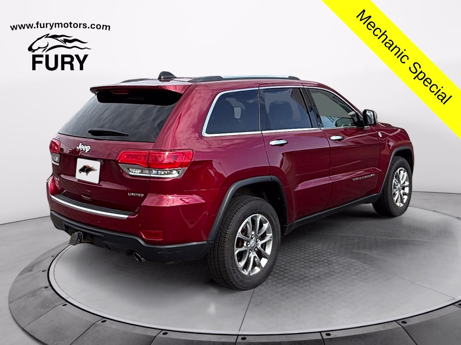 2015 Deep Cherry Red Crystal Pearlcoat Jeep Grand Cherokee Limited 4X4 SUV