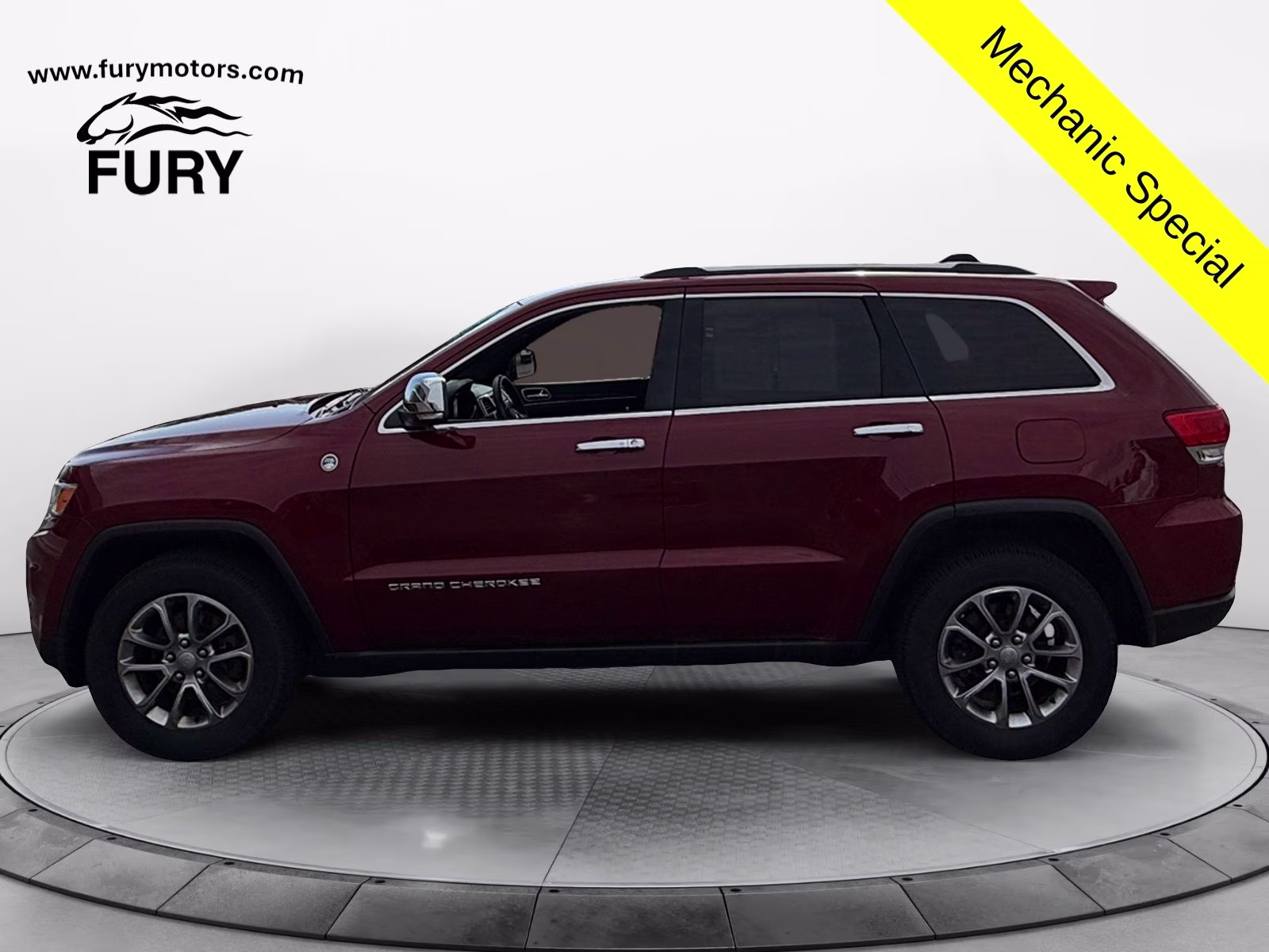 2015 Deep Cherry Red Crystal Pearlcoat Jeep Grand Cherokee Limited 4X4 SUV
