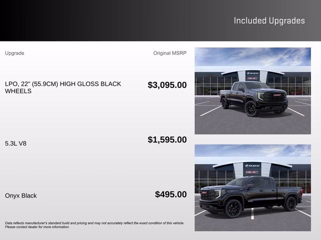 2026 Onyx Black GMC Sierra 1500 Elevation 4X4 Truck