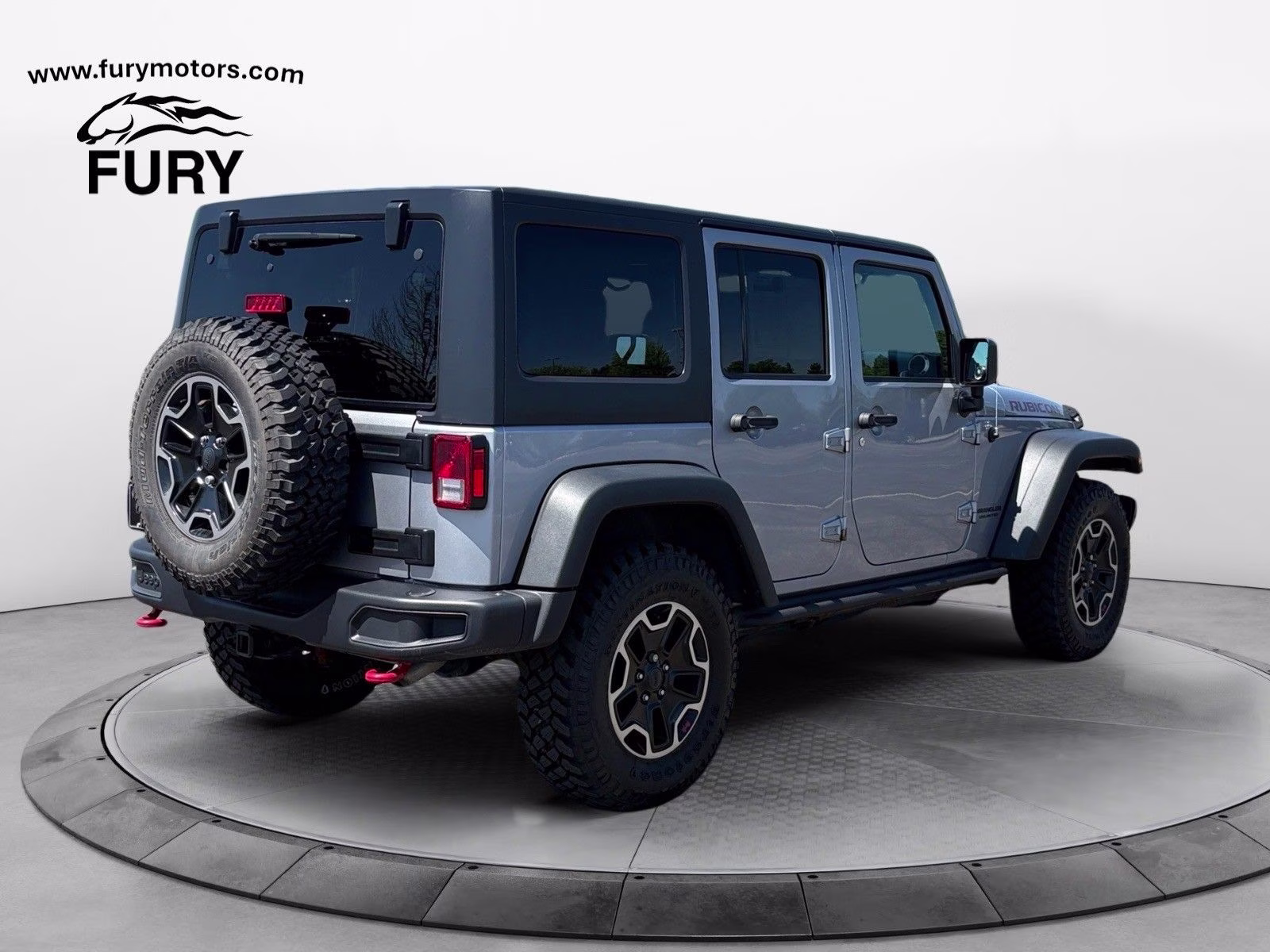 2016 Billet Silver Metallic Clearcoat Jeep Wrangler Unlimited Rubicon 4X4 SUV
