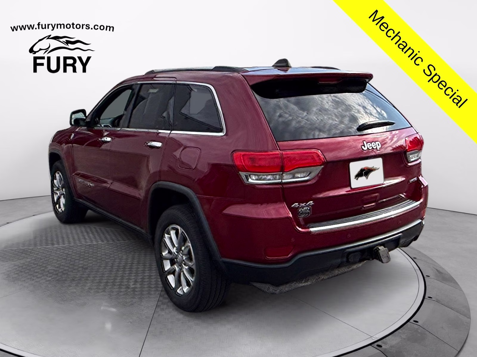2015 Deep Cherry Red Crystal Pearlcoat Jeep Grand Cherokee Limited 4X4 SUV