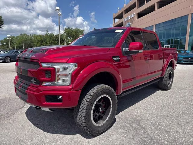 2020 Rapid Red Metallic Tinted Clearcoat Ford F-150 LARIAT Crew Cab Pickup 4X4 Truck