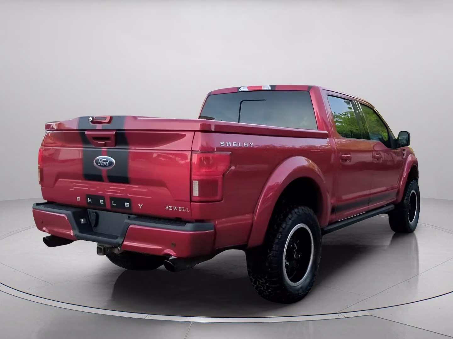 2020 Rapid Red Metallic Tinted Clearcoat Ford F-150 LARIAT Crew Cab Pickup 4X4 Truck