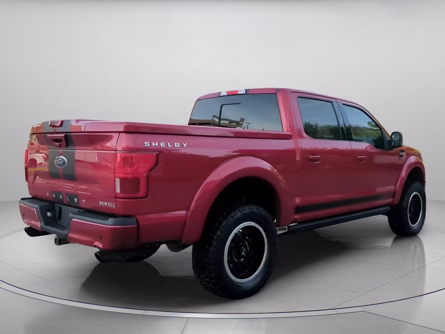 2020 Rapid Red Metallic Tinted Clearcoat Ford F-150 LARIAT Crew Cab Pickup 4X4 Truck