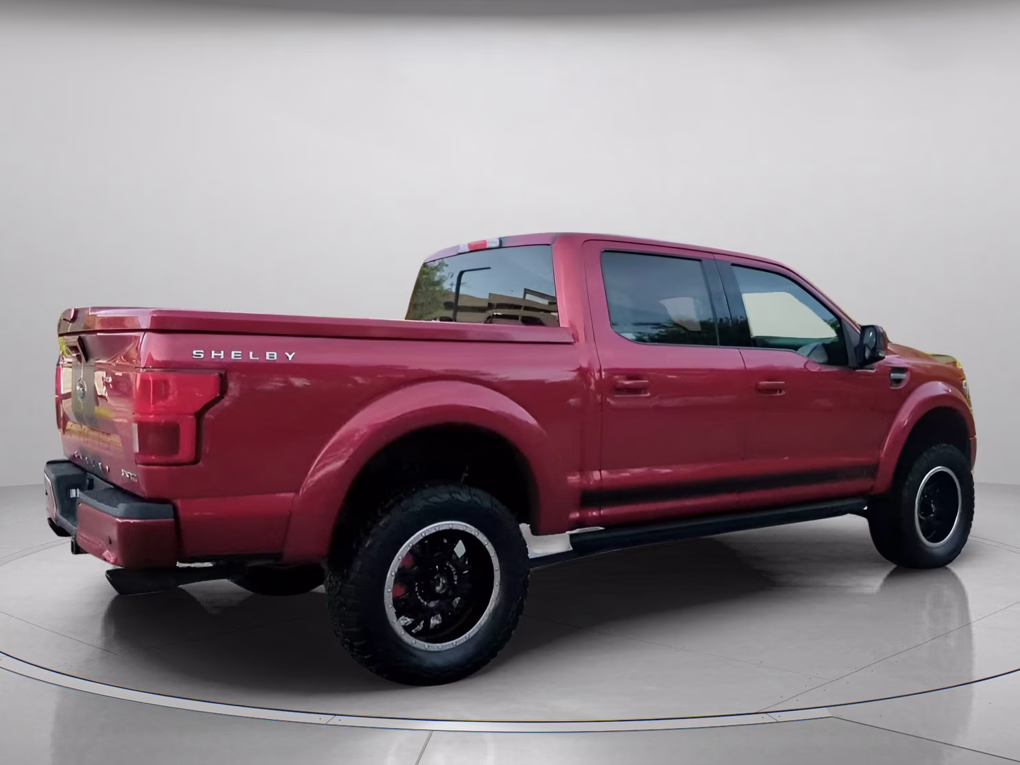 2020 Rapid Red Metallic Tinted Clearcoat Ford F-150 LARIAT Crew Cab Pickup 4X4 Truck