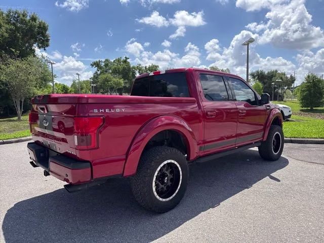2020 Rapid Red Metallic Tinted Clearcoat Ford F-150 LARIAT Crew Cab Pickup 4X4 Truck