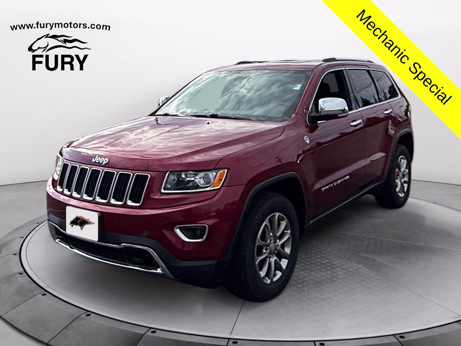 2015 Deep Cherry Red Crystal Pearlcoat Jeep Grand Cherokee Limited 4X4 SUV