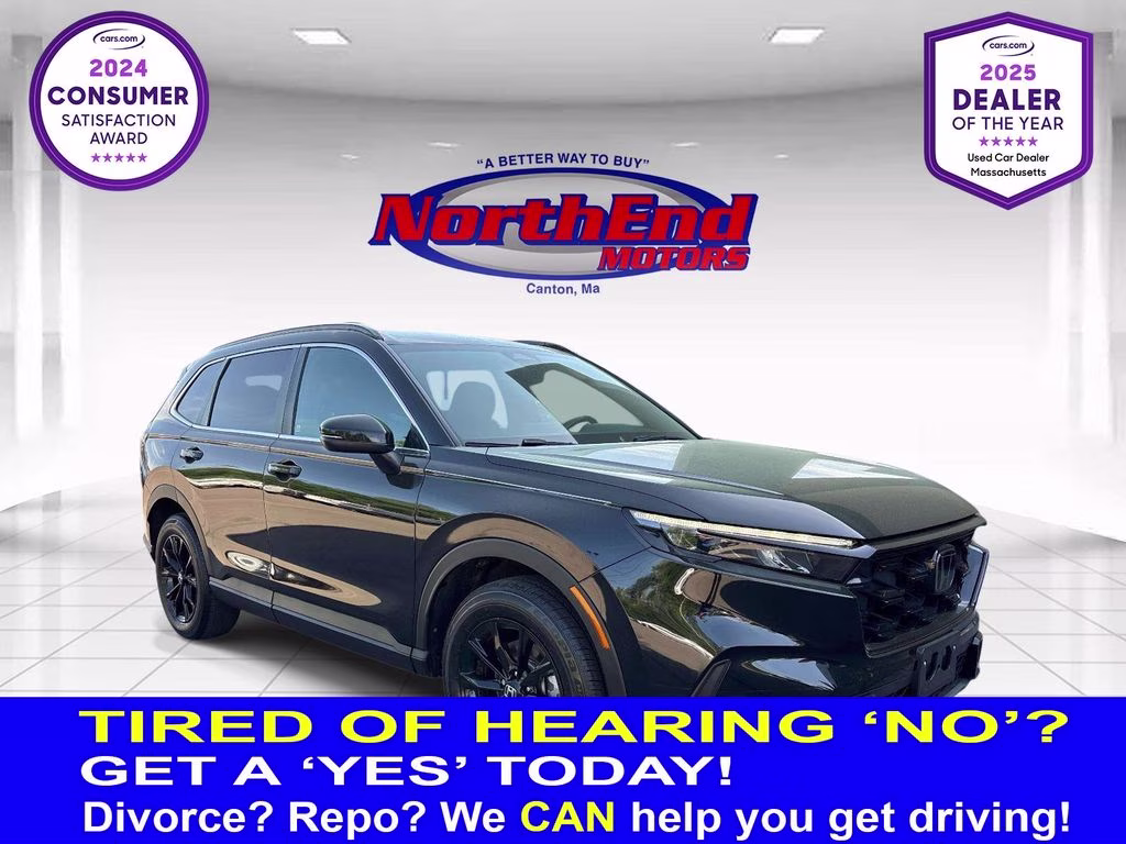 2024 Black Honda CR-V Hybrid Sport AWD SUV