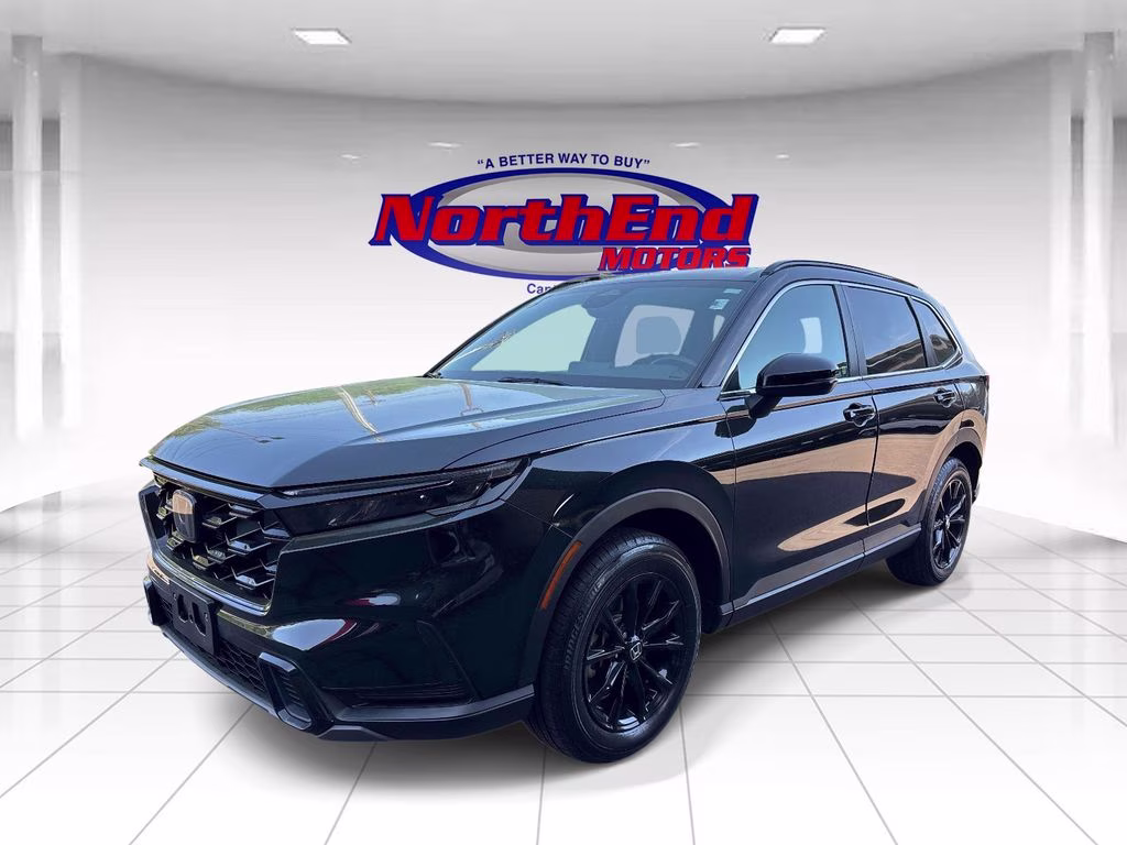 2024 Black Honda CR-V Hybrid Sport AWD SUV