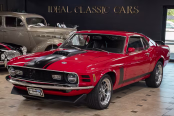 1970 Red Ford Mustang Mach 1 Restomod - 5.0L Coyote V8 Coupe