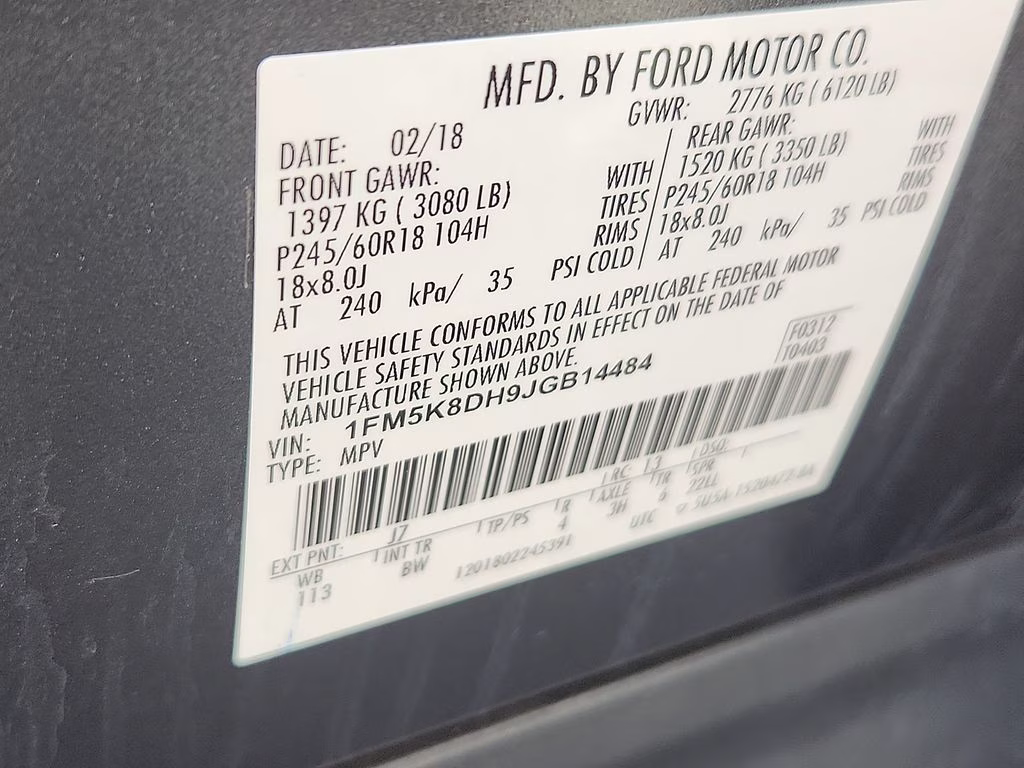 2018 Magnetic Ford Explorer XLT 4X4 SUV