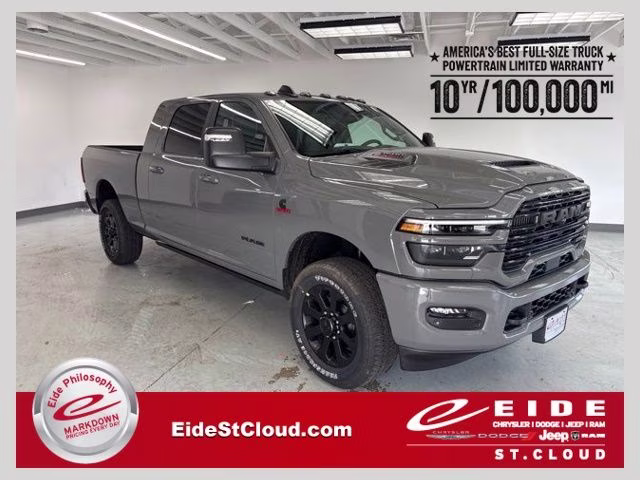 2026 Ceramic Gray Clearcoat Ram 3500 Laramie Night Edition 4X4 Truck