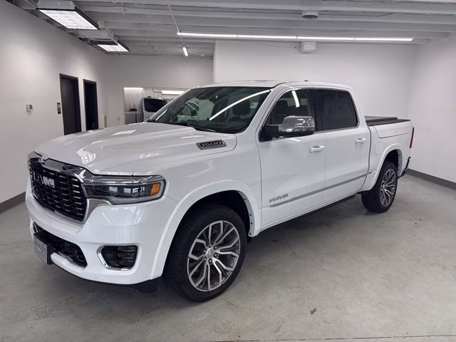 2026 Ivory White Tri-Coat Pearlcoat Ram 1500 Tungsten 4X4 Truck