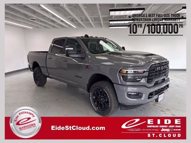 2026 Ceramic Gray Clearcoat Ram 3500 Laramie Night Edition 4X4 Truck