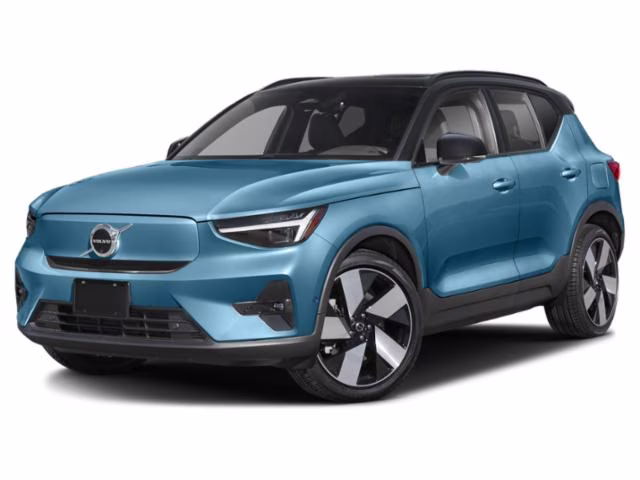 2023 Fjord Blue Metallic Volvo XC40 Recharge Pure Electric Twin Core AWD SUV