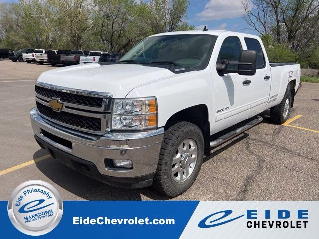 2013 Summit White Chevrolet Silverado 3500HD LT 4X4 Truck