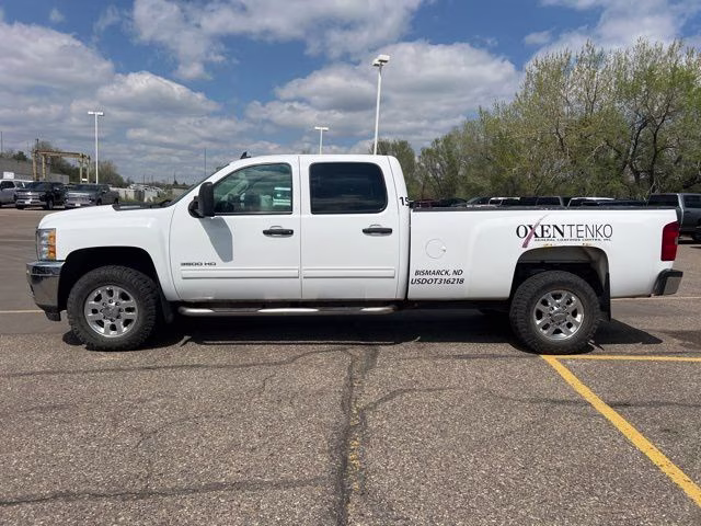 2013 Summit White Chevrolet Silverado 3500HD LT 4X4 Truck