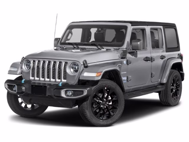 2023 Silver Zynith Clearcoat Jeep Wrangler Sahara 4xe 4X4 SUV