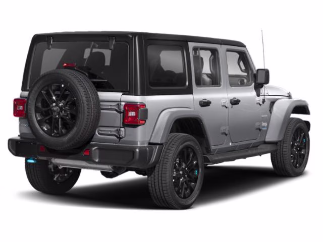 2023 Silver Zynith Clearcoat Jeep Wrangler Sahara 4xe 4X4 SUV