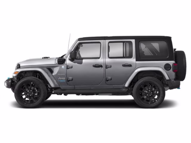 2023 Silver Zynith Clearcoat Jeep Wrangler Sahara 4xe 4X4 SUV