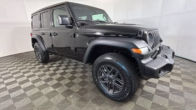 2025 Black Clearcoat Jeep Wrangler Sport S 4X4 SUV